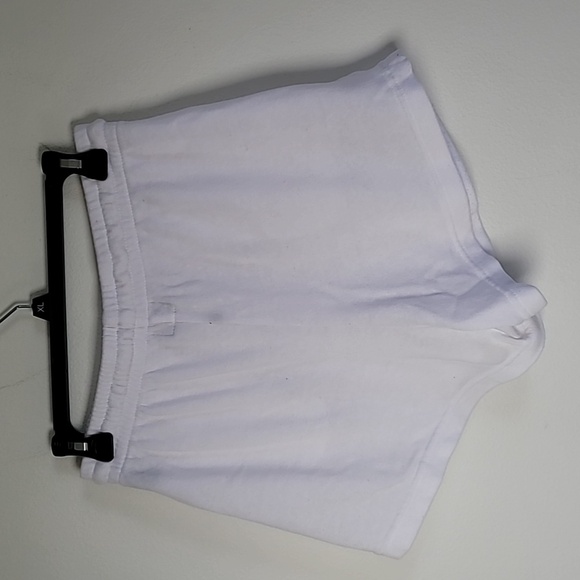 Aviator NAation LOGO EMBROIDERY LIGHT WEIGHT LOUNGER SHORT - WHITE - Picture 3 of 5